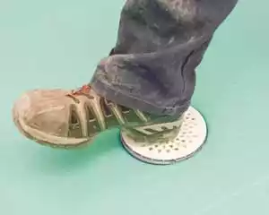 klämringen i sitt rätta läge